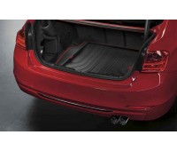 Коврик в багажник черный с красным кантом BMW F31