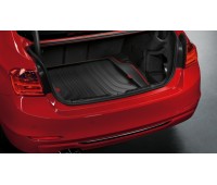 Коврик в багажник черный с красным кантом BMW F33, F83