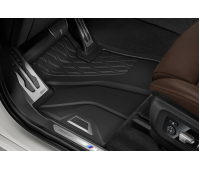 Резиновые передние коврики BMW черные для Х5 (G05) X6 (G06) X7 (G07)