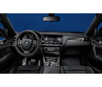 Спортивное рулевое колесо BMW M Performance алькантара с карбоновой вставкой BMW F07, F10, F11, F06, F12, F13