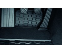 Резиновые коврики передние черные BMW E64