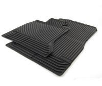 Резиновые коврики передние черные BMW F10, F11, F18, F18 LCI