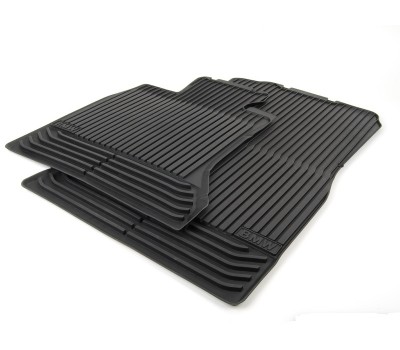 Резиновые коврики передние черные BMW F10, F11, F18, F18 LCI