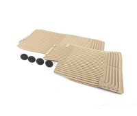 Резиновые коврики передние бежевые BMW F10, F11, F18, F18 LCI