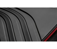 Резиновые коврики задние  черные/красный кант BMW F20