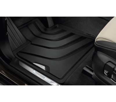 Резиновые коврики передние черные BMW F25, F26