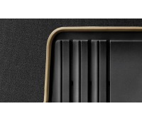 Резиновые коврики задние  черные/бежевый кант BMW F34, 