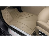 Резиновые коврики передние бежевые BMW G11, G12