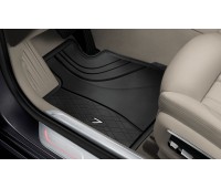 Резиновые коврики передние черные BMW G11, G12