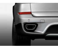 Выхлопная труба с накладкой хром в сборе BMW E70 LCI