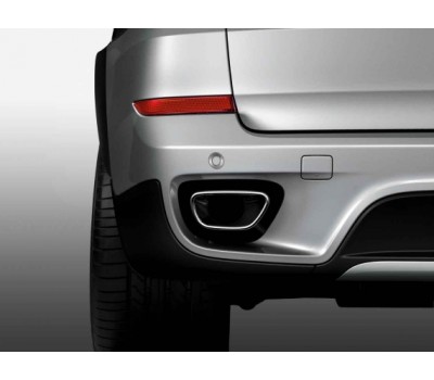Выхлопная труба с накладкой хром в сборе BMW E70 LCI