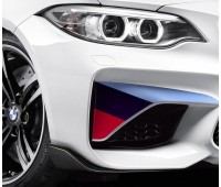 Передняя нижняя насадка бампера карбон правый M Performance BMW F87