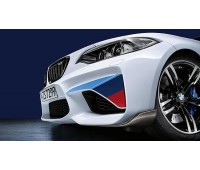 Передняя нижняя насадка бампера карбон левый M Performance BMW F87