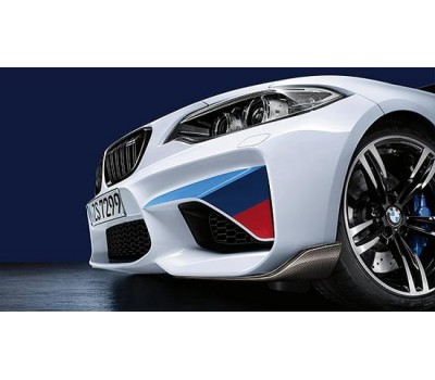 Передняя нижняя насадка бампера карбон левый M Performance BMW F87