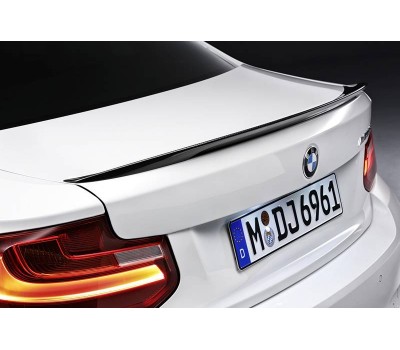 Задний спойлер черный карбоновый M Performance BMW F22, F87